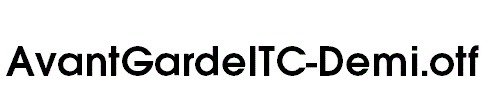 AvantGardeITC-Demi.otf