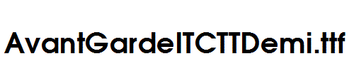 AvantGardeITCTTDemi.ttf