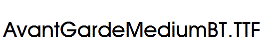 AvantGardeMediumBT.TTF
