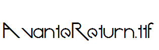 AvanteReturn.ttf