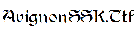 AvignonSSK.Ttf