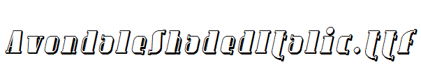AvondaleShadedItalic.ttf