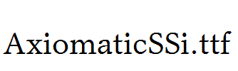 AxiomaticSSi.ttf