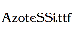 AzoteSSi.ttf