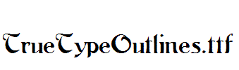 TrueTypeOutlines.ttf