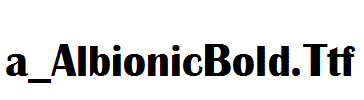 a_AlbionicBold.Ttf