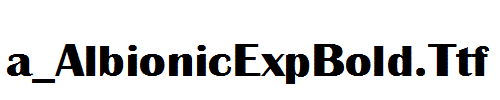 a_AlbionicExpBold.Ttf