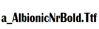 a_AlbionicNrBold.Ttf