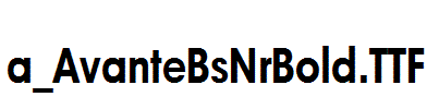 a_AvanteBsNrBold.TTF