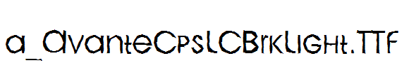 a_AvanteCpsLCBrkLight.TTF