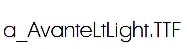 a_AvanteLtLight.TTF