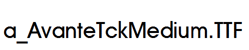 a_AvanteTckMedium.TTF