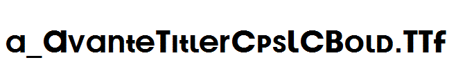 a_AvanteTitlerCpsLCBold.TTF