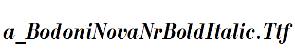 a_BodoniNovaNrBoldItalic.Ttf