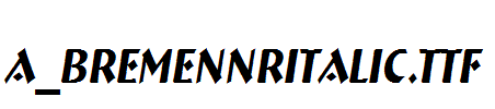 a_BremenNrItalic.TTF