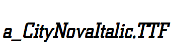 a_CityNovaItalic.TTF