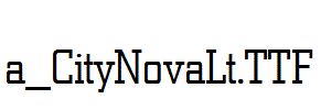a_CityNovaLt.TTF