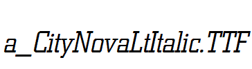 a_CityNovaLtItalic.TTF