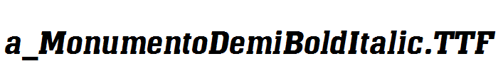 a_MonumentoDemiBoldItalic.TTF