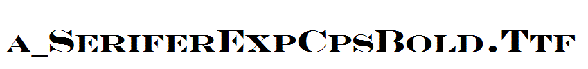a_SeriferExpCpsBold.Ttf