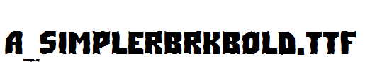 a_SimplerBrkBold.TTF