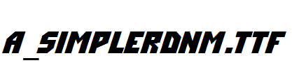 a_SimplerDnm.TTF