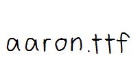aaron.ttf