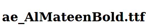 ae_AlMateenBold.ttf