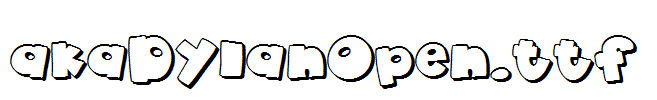 akaDylanOpen.ttf