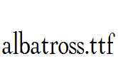 albatross.ttf
