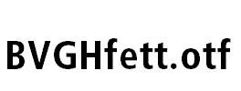 BVGHfett.otf