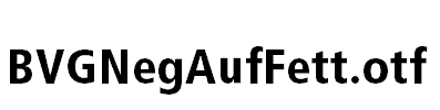 BVGNegAufFett.otf