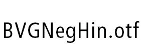 BVGNegHin.otf