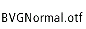 BVGNormal.otf