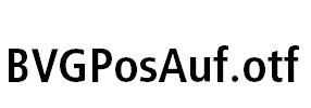 BVGPosAuf.otf