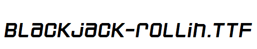 Blackjack-rollin.TTF