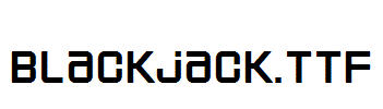 Blackjack.TTF