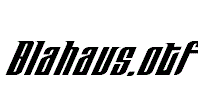 Blahaus.otf