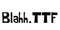 Blahh.TTF