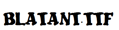 Blatant.TTF