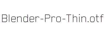 Blender-Pro-Thin.otf