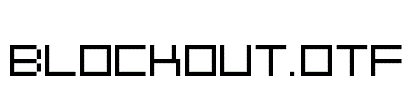 BlockOut.otf