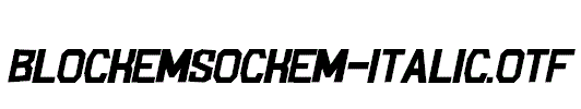 BlockemSockem-Italic.otf