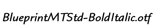 BlueprintMTStd-BoldItalic.otf