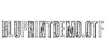 BluprintDEMO.otf