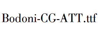 Bodoni-CG-ATT.ttf