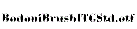 BodoniBrushITCStd.otf