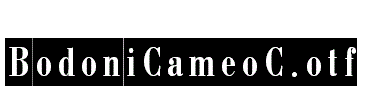BodoniCameoC.otf
