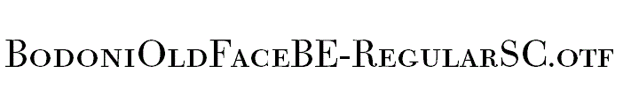 BodoniOldFaceBE-RegularSC.otf