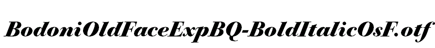 BodoniOldFaceExpBQ-BoldItalicOsF.otf